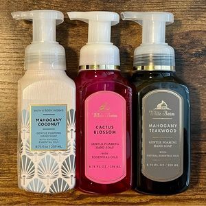 Bath & Body Works Gentle Foaming Hand Soap, Set of 3 Bottles, 8.75 fl oz, NWT